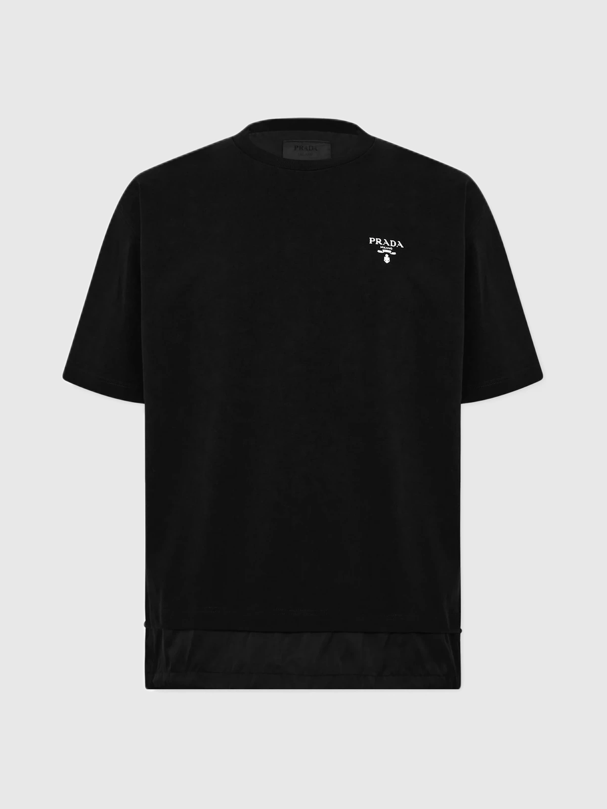 Produktfoto zu Prada Re-Nylon Panel Logo T-Shirt