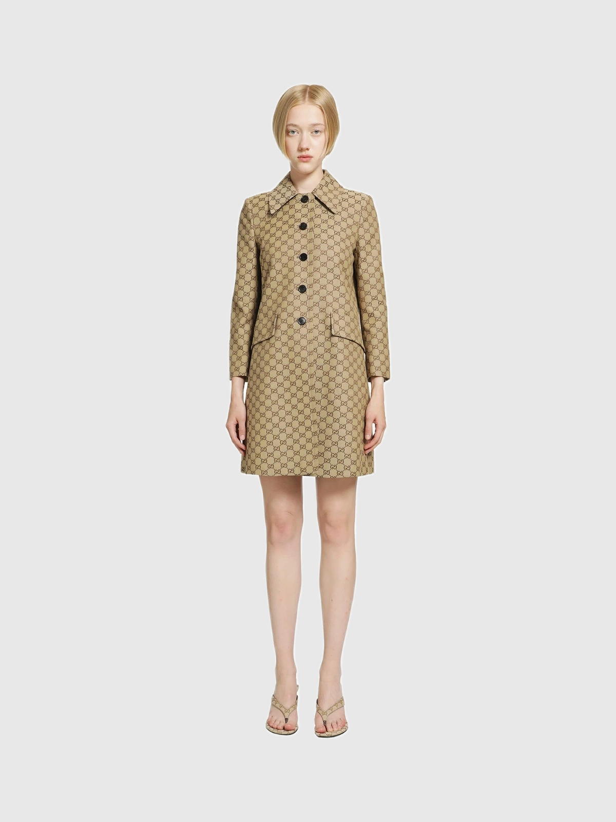 Produktfoto zu Gucci GG Cotton Canvas Coat