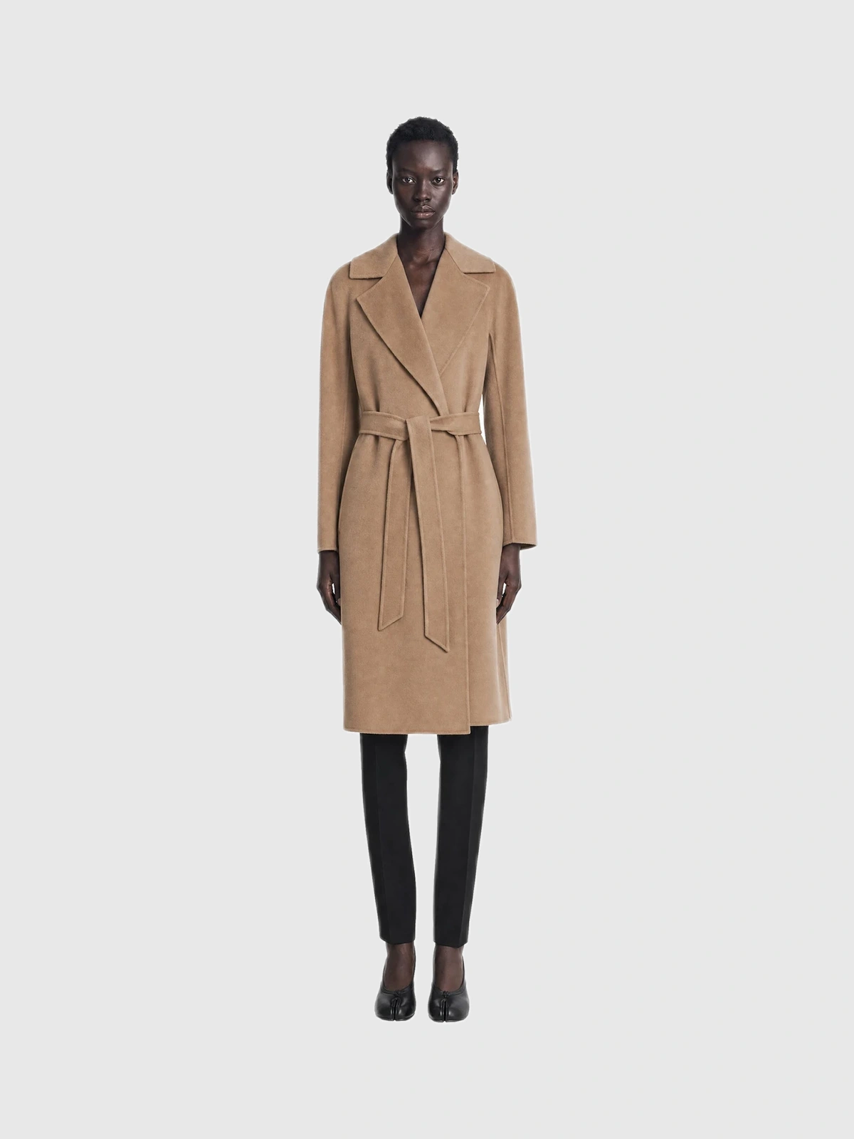 Produktfoto zu Max Mara Wool Cashmere Silk Long Wrap Coat